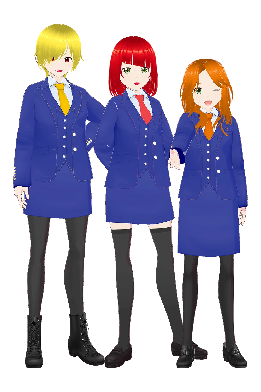 光、朱美、橙子